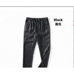 Black, Fashion men's loose linen casual pants trousers Black, Fashion men's loose linen casual pants trousers