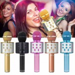 VMKLY Karaoke Microphone Machine For Kids Adults,Portable Bluetooth Microphone For Singing,Professional Voice Changer Blue Microphone Wireless,Birthday Gifts For 3 4 5 6 7 8 + Year Old Boys Girls Toys
