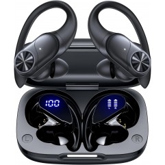 NOOT PRODUCTS  Bluetooth Headphones True Wireless Earbuds 60H Playback LED Power Display Earphones with Wireless Charging Case IPX5 Waterproof in-Ear Earbuds with Mic for Smart Phone Laptop TV Computer Sports