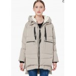 Beige Women's Thickened Down Jacket Beige Women's Thickened Down Jacket