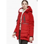 Red Women's Thickened Down Jacket Red Women's Thickened Down Jacket