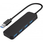UPGROW 4-Port USB 3.0 Hub, KEYMOX Compact Size Data USB Hub for MacBook, Mac Pro, Mac Mini, iMac, Surface Pro, XPS, PC, Flash Drive, Mobile HDD (Charging Not Supported) 