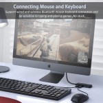 UPGROW 4-Port USB 3.0 Hub, KEYMOX Compact Size Data USB Hub for MacBook, Mac Pro, Mac Mini, iMac, Surface Pro, XPS, PC, Flash Drive, Mobile HDD (Charging Not Supported) 