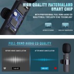 OTIUM 3 in 1 Wireless Microphone for iPhone, Camera, Android, iPad, Mini Microphone, USB C Microphone, iPhone Mic, 2.4G Ultra-Low Delay, Microphone for Video Recording/Vlog/TikTok/YouTube/Interview