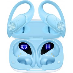 NOOT PRODUCTS Bluetooth Headphones True Wireless Earbuds 60H Playback LED Power Display Earphones with Wireless Charging Case IPX5 Waterproof in-Ear Earbuds with Mic for Smart Phone Laptop TV Computer Sports