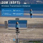 VMKLY Wireless  Type-c  Clip Mic, Wireless Lavalier Microphones, Lapel Clip-on Microphone, for Smartphone, Laptop, Video Recording, Tiktok, Facebook Live, YouTube Live Stream