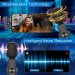 VMKLY Wireless  Type-c  Clip Mic, Wireless Lavalier Microphones, Lapel Clip-on Microphone, for Smartphone, Laptop, Video Recording, Tiktok, Facebook Live, YouTube Live Stream