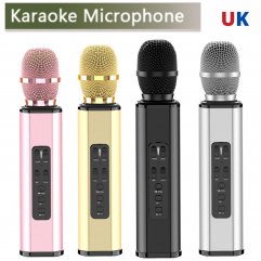 VMKLY  Wireless Microphone with Bluetooth, Professional UHF Dual Handheld Dynamic Metal Mic System Set with Rechargeable Receiver, 160 ft Range, 1/4''Output, for Karaoke Machine, Singing, Amp, PA Speaker