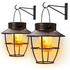 TONULAX Solar Outdoor Lights 2 Pack, Solar Garden Lights Solar Powered Waterproof Landscape Path Lights Stainless Steel LED Outdoor Lights Solar for Walkway Yard Backyard Lawn Patio Driveway Decorative 