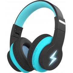 NOOT PRODUCTS Bluetooth Headphones, Colorful Wireless Over Ear Headset with LED Lights, Built-in Mic, 45H Playtime, 85dB/94dB Volume Limited Headphones for Boys Girls iPad Tablet School Airplane