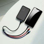 KOOPAO Multi USB Cable 1ft Multi Charger Cable  2Pack Short Multi Charging Cable Nylon Braided 3 in 1 Charging Cable Adapter with Type-C,Micro USB Port Connectors for Cell Phones