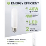 ENERGETIC SMARTER LIGHTING A19  E26 E27 LED Light Bulbs Dimmable, 60W Equivalent, 2700K Soft White, 9.5W 800 Lumens Bulbs, E26 Standard Base, UL Listed, Lighting for Bedroom Living Room Home Office