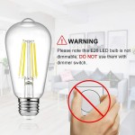 ENERGETIC SMARTER LIGHTING A19 E26 E27 LED Light Bulbs Dimmable, 60W Equivalent, 2700K Soft White, 9.5W 800 Lumens Bulbs, E26 Standard Base, UL Listed, Lighting for Bedroom Living Room Home Office