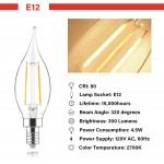 ENERGETIC SMARTER LIGHTING  E14 Warm White 40W Equivalent, Soft White, Non-Dimmable, 10,000 Hour Lifetime, A19 LED Light Bulb , 6-Pack