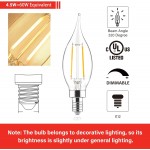 ENERGETIC SMARTER LIGHTING  E14 Warm White 40W Equivalent, Soft White, Non-Dimmable, 10,000 Hour Lifetime, A19 LED Light Bulb , 6-Pack