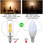 ENERGETIC SMARTER LIGHTING  E14 LED Light Bulbs 40W Equivalent, Soft White, Dimmable, 10,000 Hour Lifetime, A19 LED Light Bulb , 6-Pack