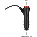 EKYLIN DC 5.5x2.1mm Car Charger 12V 12-Volt 24V 24-Volt Cigarette Lighter Power Supply Adapter Charger Cable with Switch Button for Car Truck Bus RV