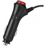 EKYLIN DC 5.5x2.1mm Car Charger 12V 12-Volt 24V 24-Volt Cigarette Lighter Power Supply Adapter Charger Cable with Switch Button for Car Truck Bus RV