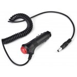 EKYLIN DC 5.5x2.1mm Car Charger 12V 12-Volt 24V 24-Volt Cigarette Lighter Power Supply Adapter Charger Cable with Switch Button for Car Truck Bus RV