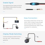 EKYLIN HD Backup Camera,Metal Housing 170 Degree Wide View Angle License Plate Rear View Camera for Car,Clear Night Vision IP69 Waterproof Rearview Camera Universal Reverse Cam Kit for Vehicle SUV RV Pickup EKYLIN HD Backup Camera,Metal Housing 170 Degree Wide View Angle License Plate Rear View Camera for Car,Clear Night Vision IP69 Waterproof Rearview Camera Universal Reverse Cam Kit for Vehicle SUV RV Pickup