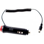 EKYLIN DC 5.5x2.1mm Car Charger 12V 12-Volt 24V 24-Volt Cigarette Lighter Power Supply Adapter Charger Cable with Switch Button for Car Truck Bus RV