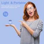 USAMS Wireless Headphones, Bluetooth 5.3 Headphones with Active Noise, IPX7 Waterproof Stereo Sound Wireless Earbuds with Charging Case, Bluetooth Earbuds with Microphone for iOS/Android