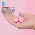 USAMS True Wireless Bluetooth Earbuds  Charging Case, Pink, Dual Connect, IPX4 Sweat Resistance, Bluetooth 5.1 Connection, 3 EQ Sound Settings Signature, Balanced, Bass Boost