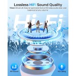 USAMS Wireless Earbuds, Bluetooth 5.3 Headphones 40Hrs Playtime with Charging Case, IPX5 Waterproof Stereo in-Ear Earphones with Microphone for iPhone Android Cell Phone Sports Workout Gaming, White USAMS Wireless Earbuds, Bluetooth 5.3 Headphones 40Hrs Playtime with Charging Case, IPX5 Waterproof Stereo in-Ear Earphones with Microphone for iPhone Android Cell Phone Sports Workout Gaming, White