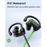USAMS Bluetooth Headphones, Deep Bass Wireless Running Headphones w/16 Hrs Playtime, Bluetooth Earbuds in-Ear w/Earhooks, IPX7 Waterproof Sports Earphones with Microphone for Calls USAMS Bluetooth Headphones, Deep Bass Wireless Running Headphones w/16 Hrs Playtime, Bluetooth Earbuds in-Ear w/Earhooks, IPX7 Waterproof Sports Earphones with Microphone for Calls