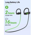 USAMS Bluetooth Headphones, Deep Bass Wireless Running Headphones w/16 Hrs Playtime, Bluetooth Earbuds in-Ear w/Earhooks, IPX7 Waterproof Sports Earphones with Microphone for Calls USAMS Bluetooth Headphones, Deep Bass Wireless Running Headphones w/16 Hrs Playtime, Bluetooth Earbuds in-Ear w/Earhooks, IPX7 Waterproof Sports Earphones with Microphone for Calls