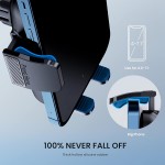 USAMS Phone Mount for Car (Bumpy Roads Friendly) Universal Car Phone Holder Handsfree Phone Stand for Car Dashboard-Windshield-Vent for iPhone  Pro Max Samsung Android Truck Cradles