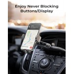 USAMS Adjustable Phone Mount for Car, CD Phone Holder for iPhone Car Holder Mount Ultra Sturdy Vent Cell Phone Mount CD Slot Car Cell Phone Holder for iPhone 15 Pro Max Plus Accessories Samsung