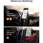 USAMS Adjustable Phone Mount for Car, CD Phone Holder for iPhone Car Holder Mount Ultra Sturdy Vent Cell Phone Mount CD Slot Car Cell Phone Holder for iPhone 15 Pro Max Plus Accessories Samsung