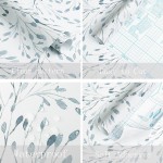 ART 3D Boho Peel and Stick Wallpaper Leaf Contact Paper Peel and Stick Floral Removable Wallpaper Self Adhesive Wallpaper for Walls Cabinets Shelf Liner Thicken Vinyl Roll 16.1”x 118”