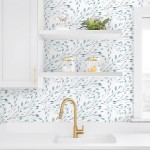 ART 3D Boho Peel and Stick Wallpaper Leaf Contact Paper Peel and Stick Floral Removable Wallpaper Self Adhesive Wallpaper for Walls Cabinets Shelf Liner Thicken Vinyl Roll 16.1”x 118”