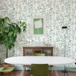 ART 3D Leaf Wallpaper Peel and Stick Wallpaper Boho Green Contact Paper for Cabinets Neutral Wallpaper for Bathroom Self-Adhesive Removable Wallpaper for Bedroom Decor Mural Waterproof 17.3"×78.7"